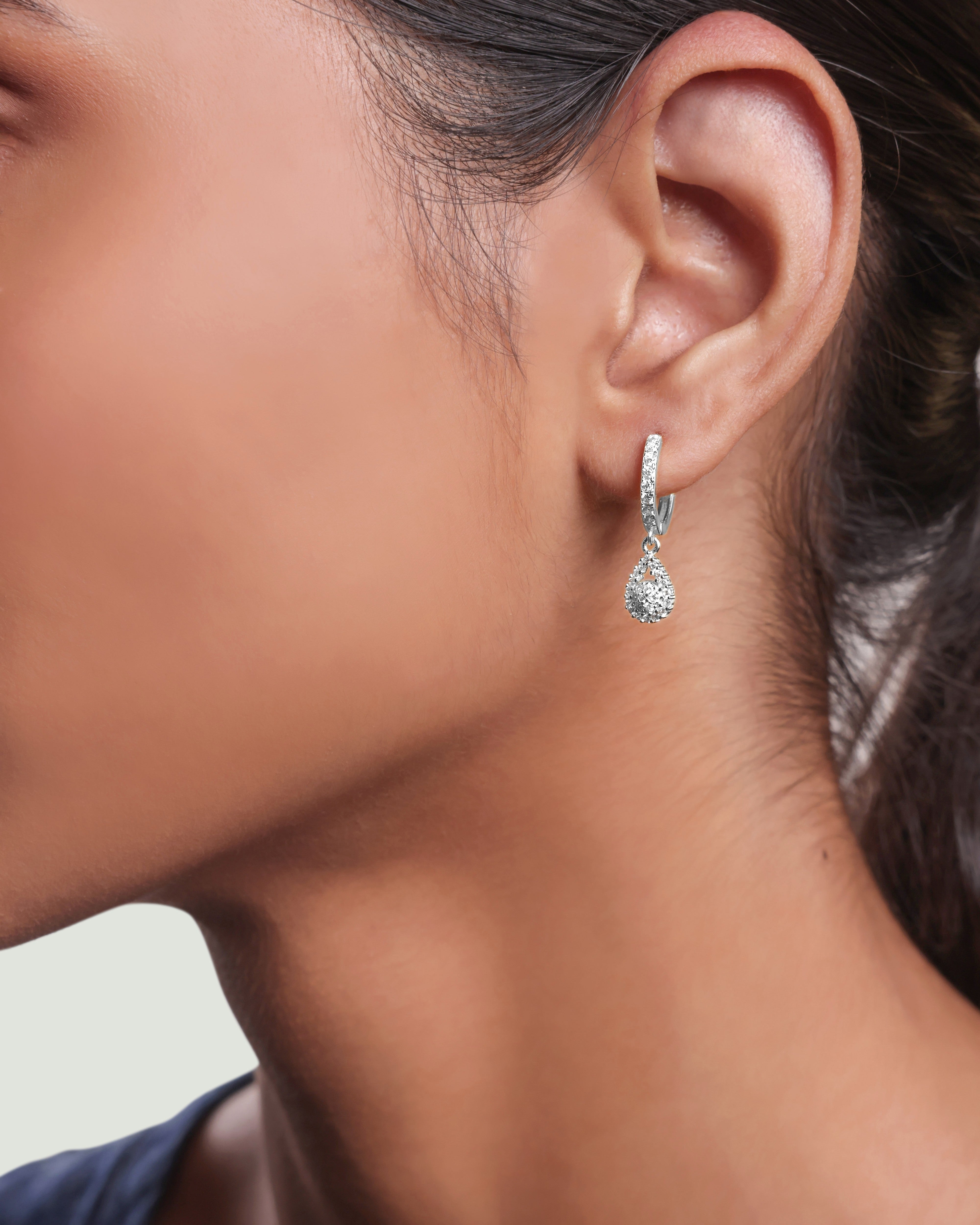 Jashn Charm Hoop Earrings