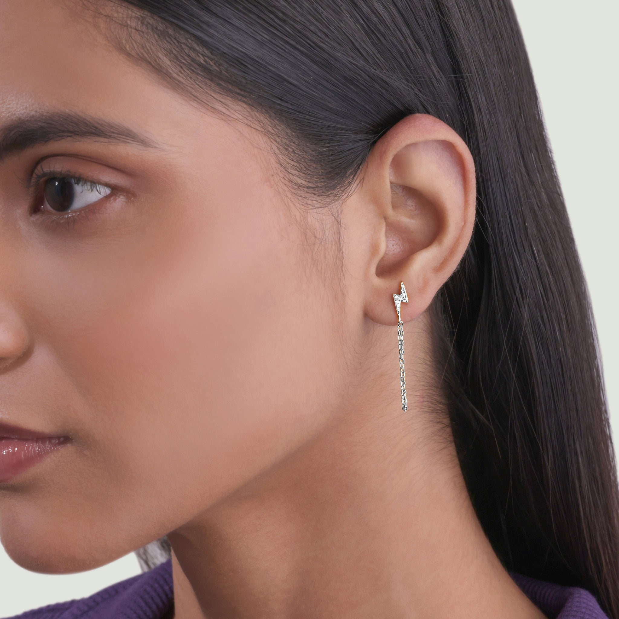 Thunder Dangler Chain Earrings