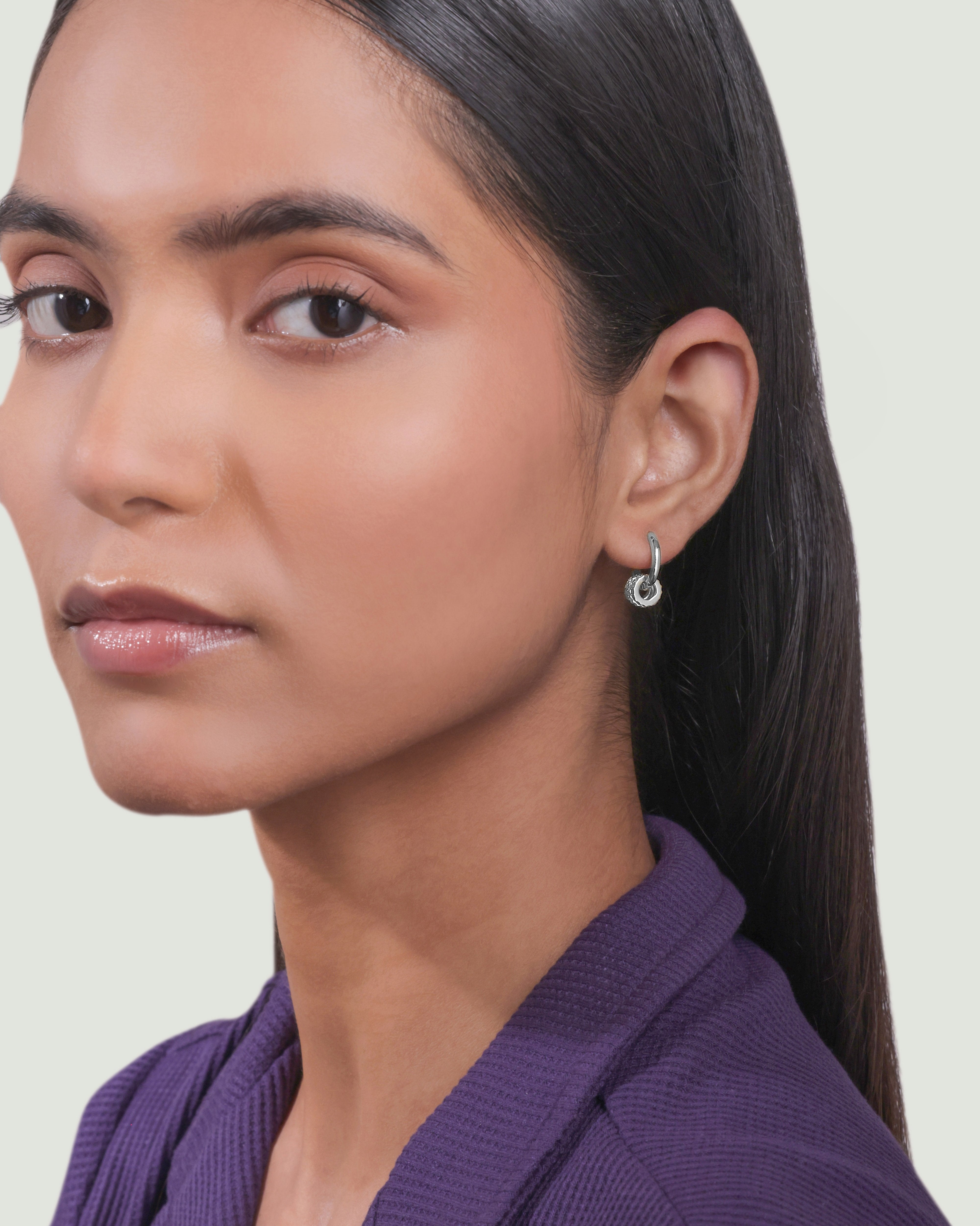 Multi Rings Hoops Earrings