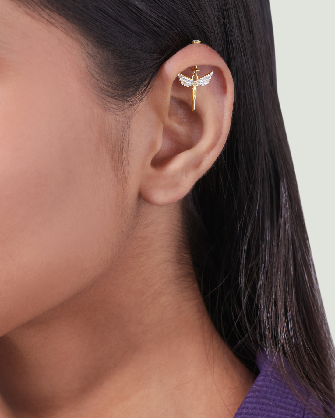 Elegant Fairy Helix Hanging Earrings