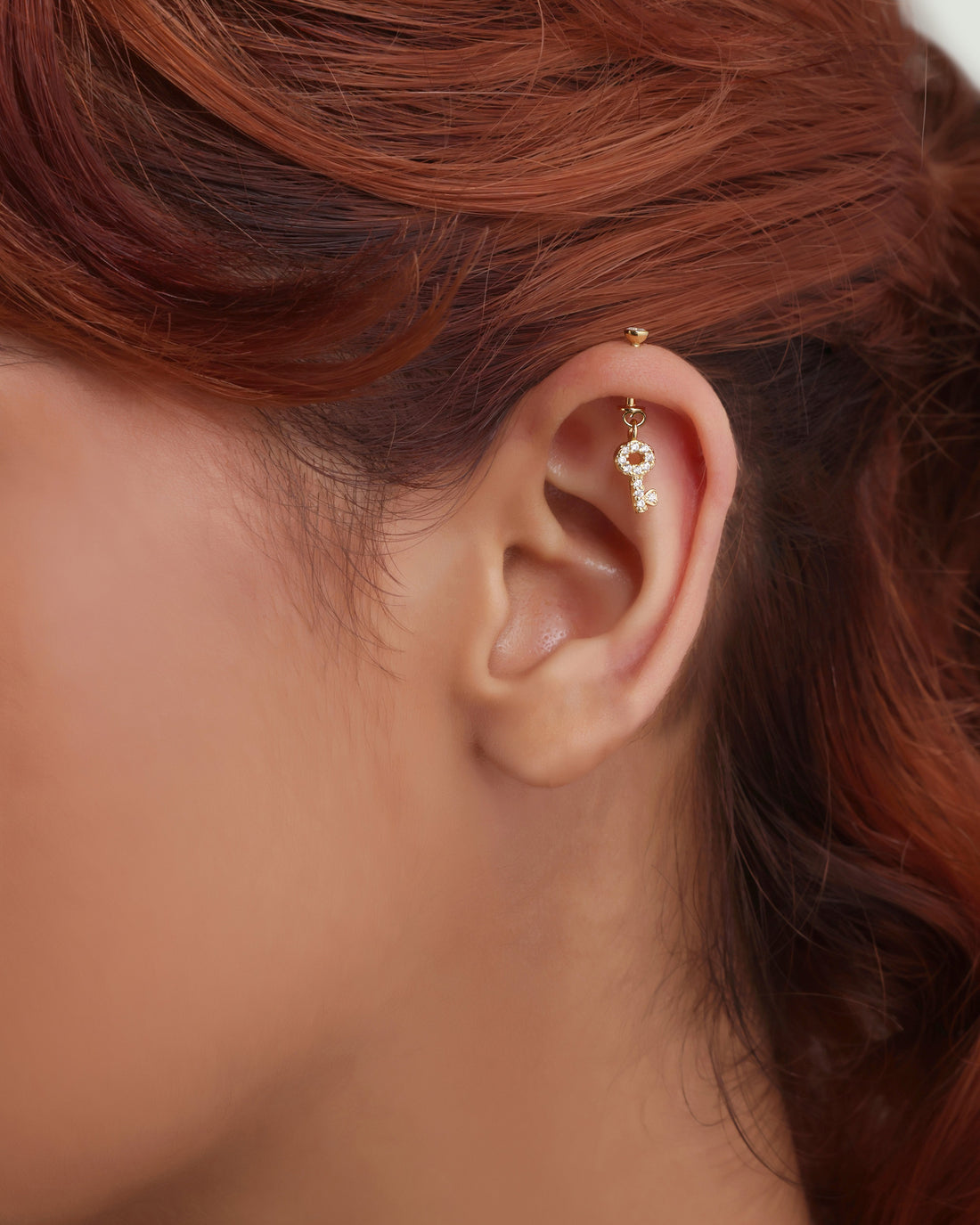 Mismatched "Key To My Lock"- Helix Hanging Earrings