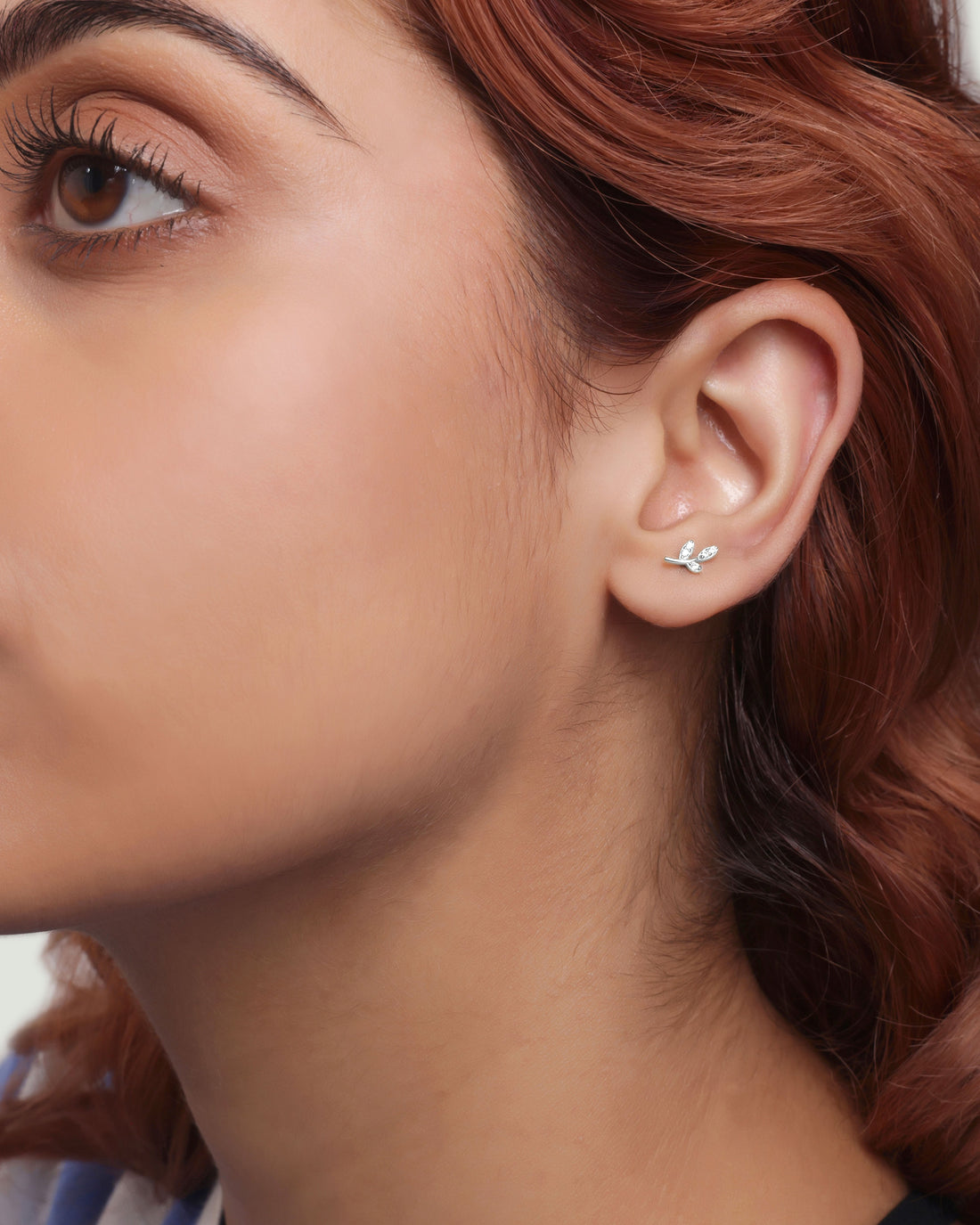 Marqa Leaf Stud Earrings