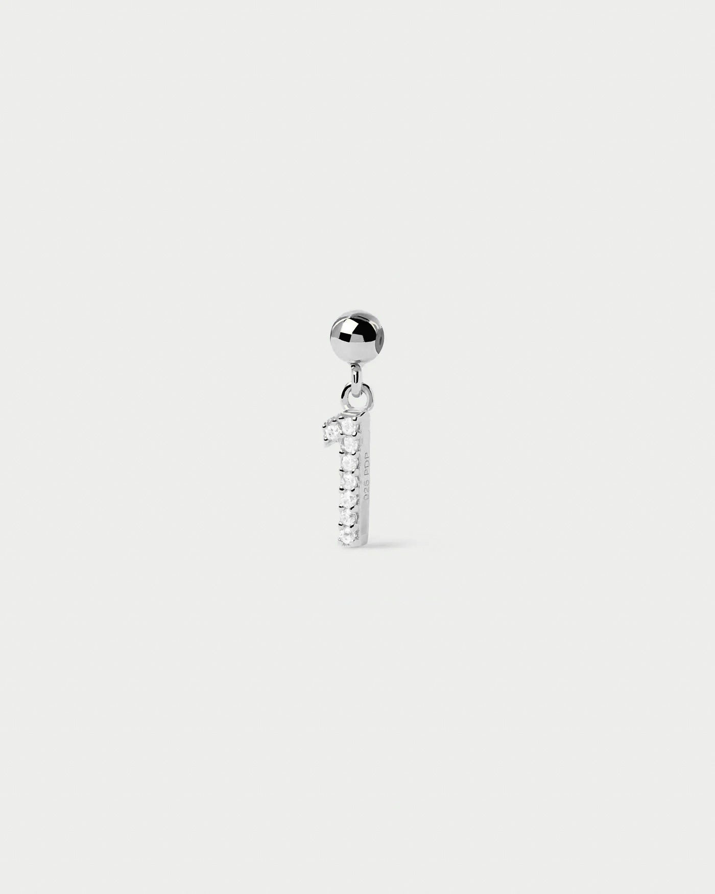 Numbers "1" Bead Charm