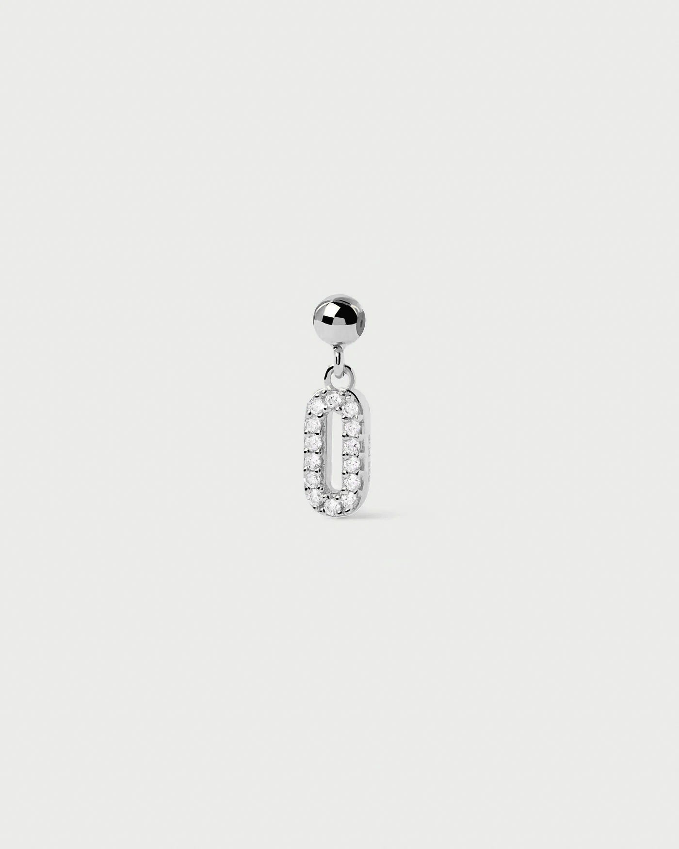 Numbers "0" Bead Charm