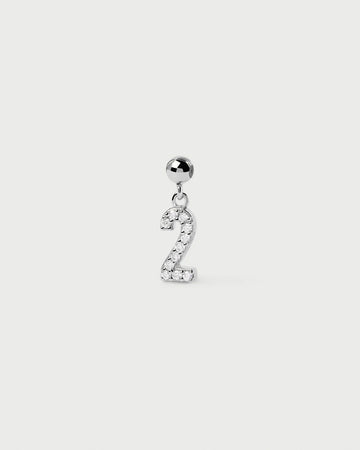 Numbers "2" Bead Charm
