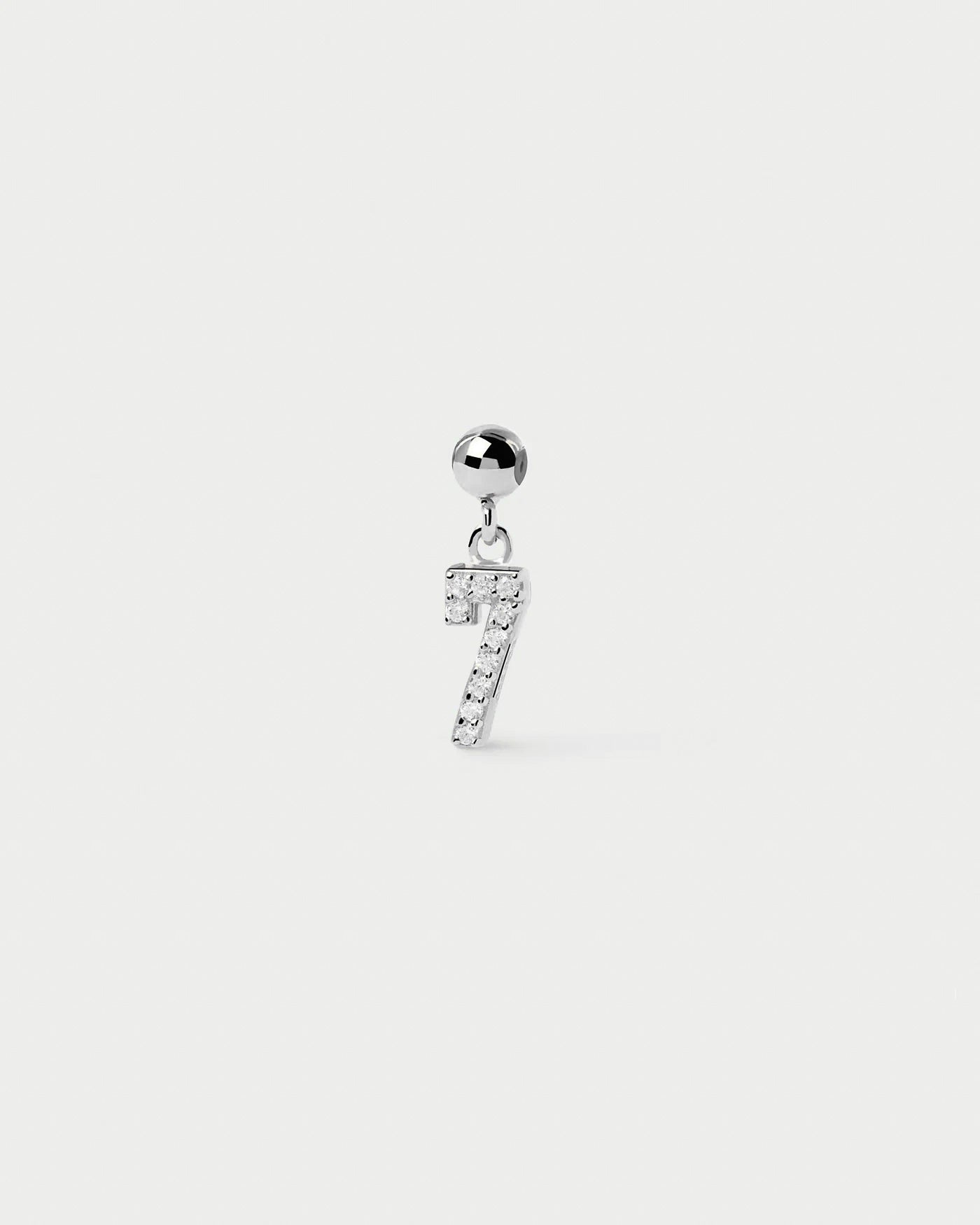 Numbers "7" Bead Charm