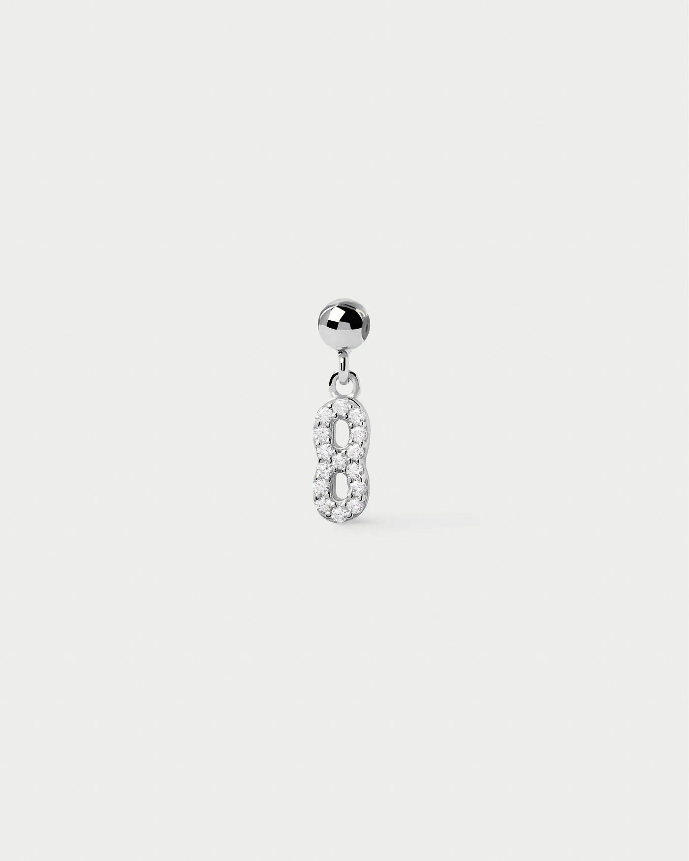 Numbers "8" Bead Charm