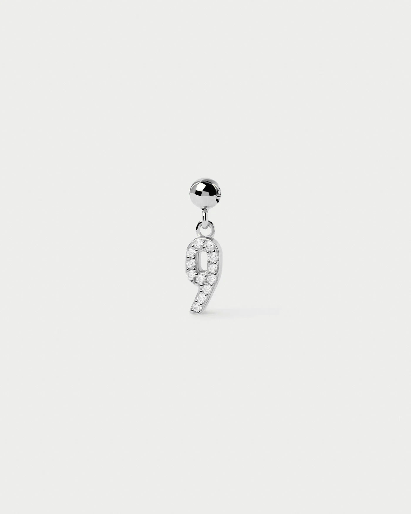 Numbers "9" Bead Charm