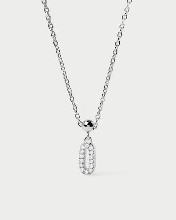 Numbers "0" Bead Charm Necklace