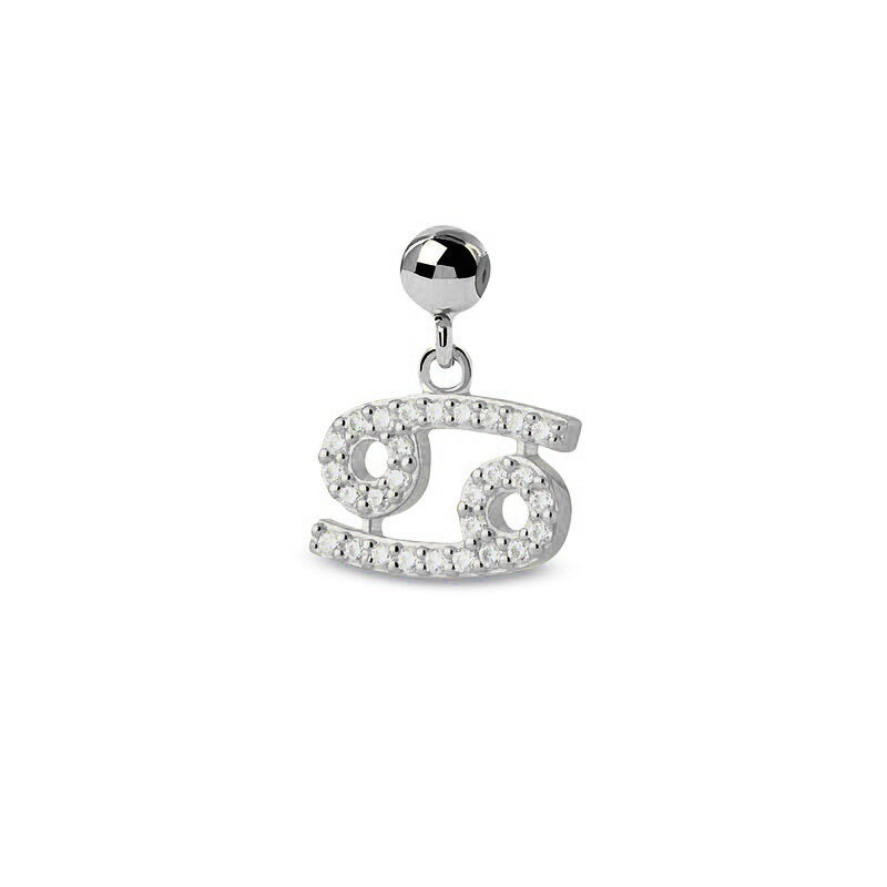 Cancer Stone Pave Zodiac Charm