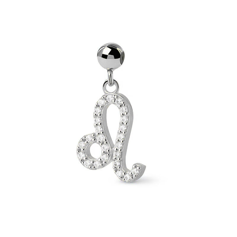 Leo Stone Pave Zodiac Charm