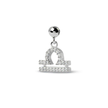 Libra Stone Pave Zodiac Charm