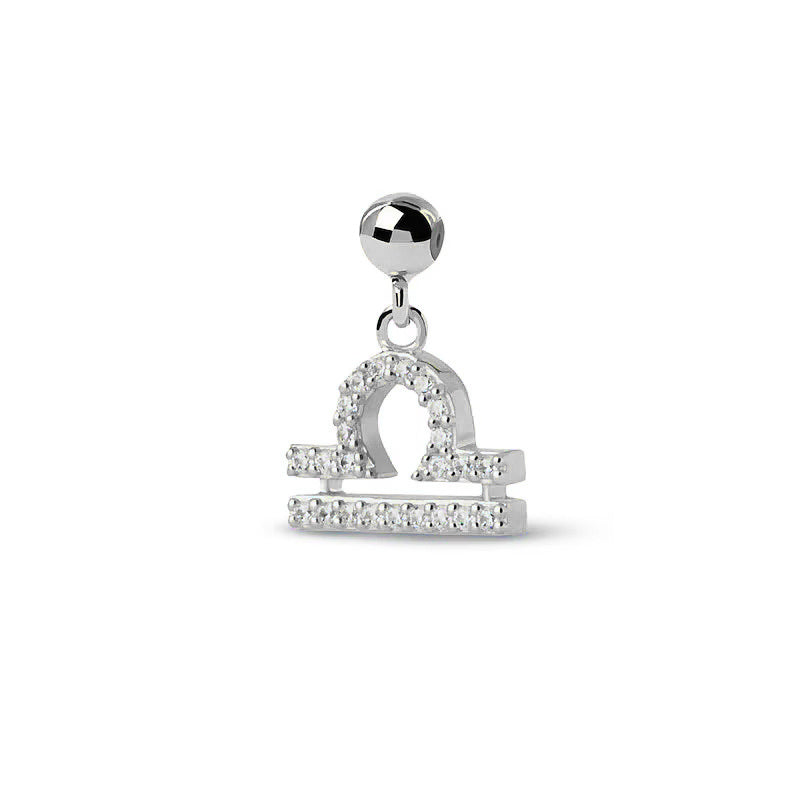 Libra Stone Pave Zodiac Charm