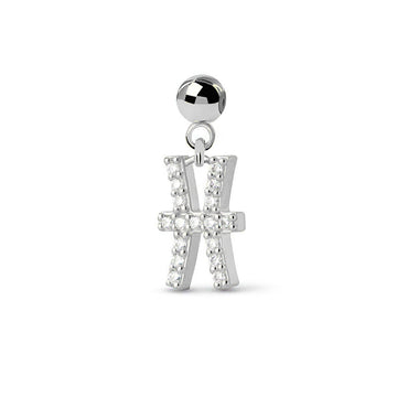 Pisces Stone Pave Zodiac Charm