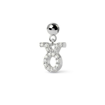 Taurus Stone Pave Zodiac Charm