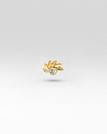 Swirl Flatback Earrings