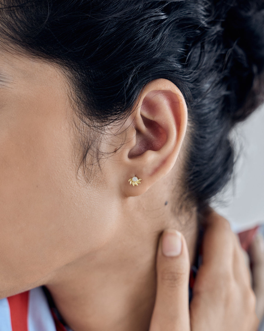 Swirl Flatback Earrings