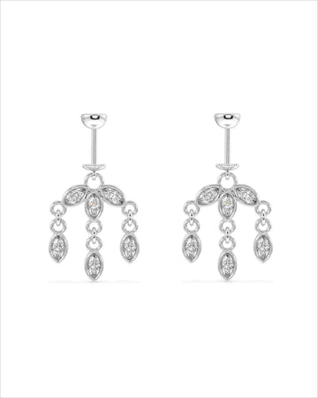 Luxury Raindrops Helix Hanging Earrings