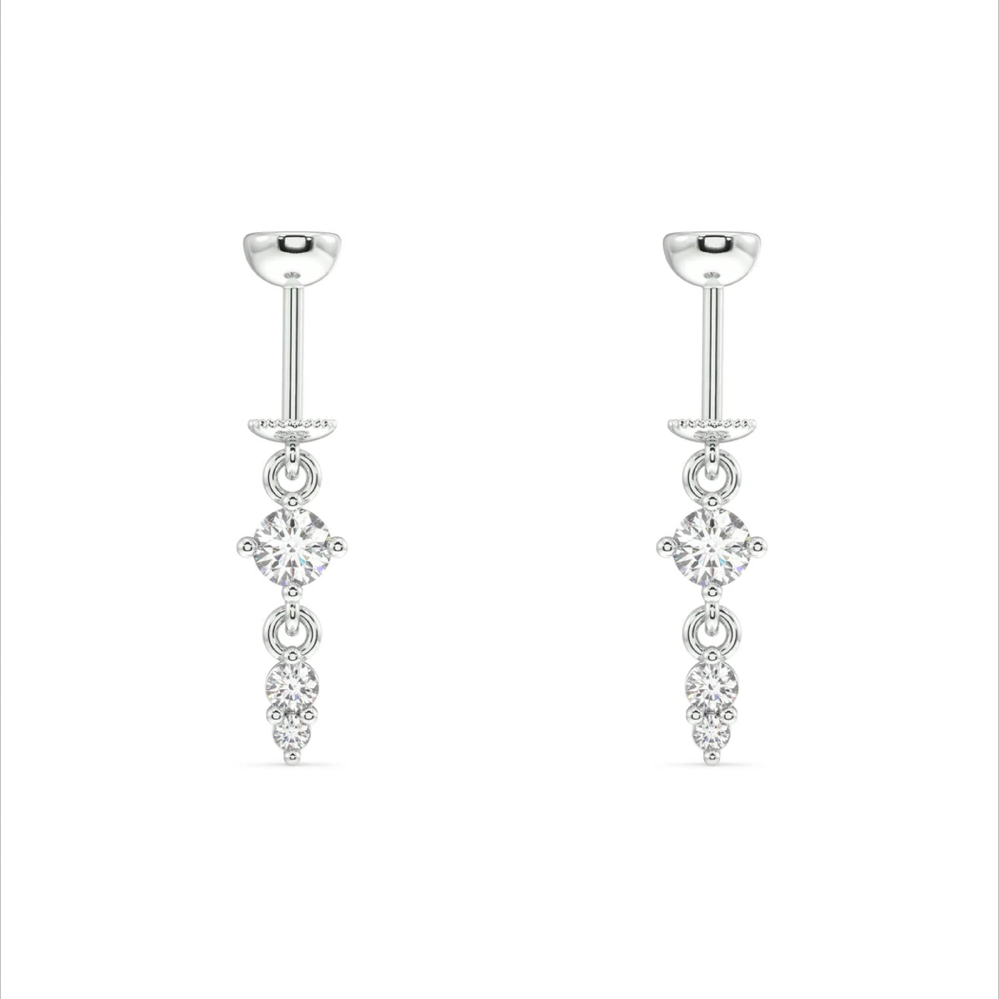 Multi Stone Charm Luxury Stud Earrings