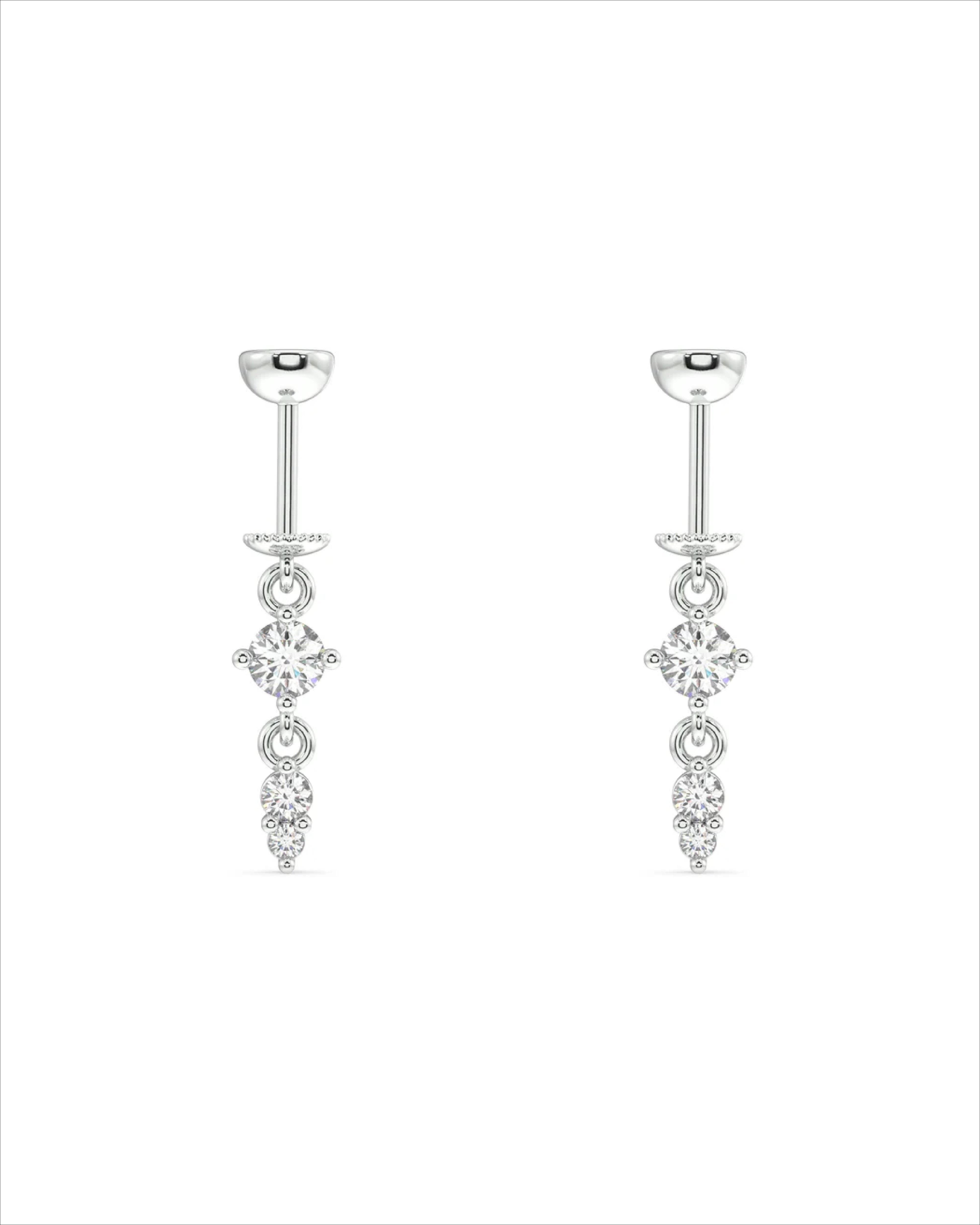 Multi Stone Charm Luxury Stud Earrings