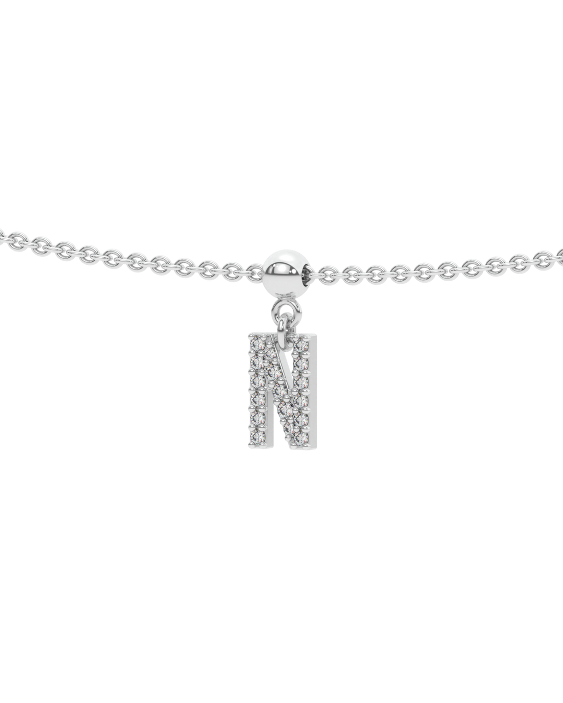 Letter "N" Bead Charm