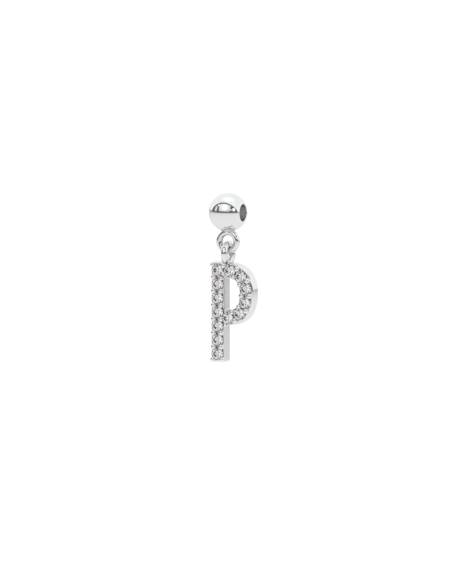 Letter "P" Bead Charm