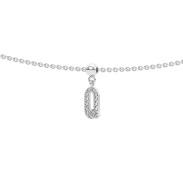 Letter "Q" Bead Charm Necklace