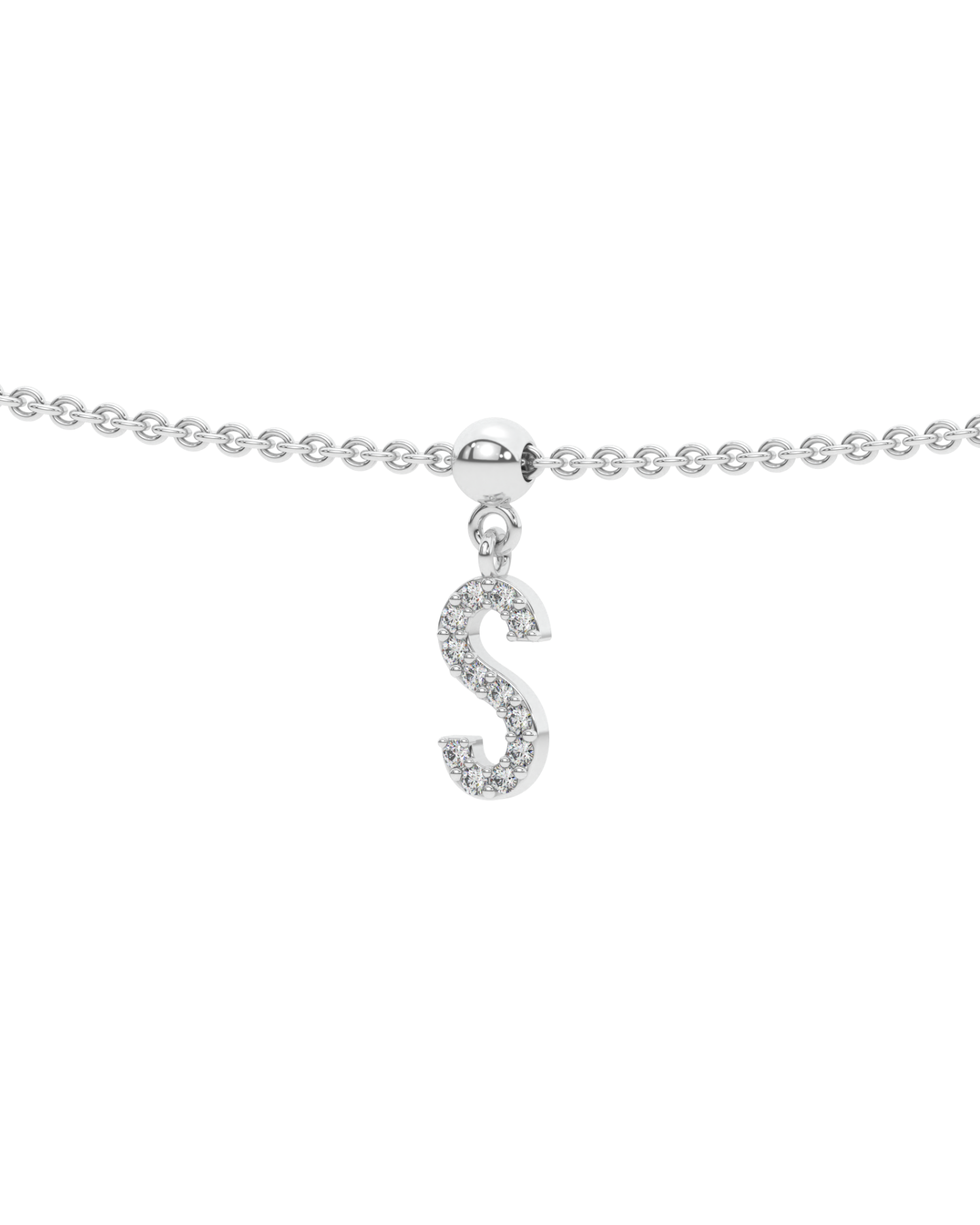 Letter "S" Bead Charm