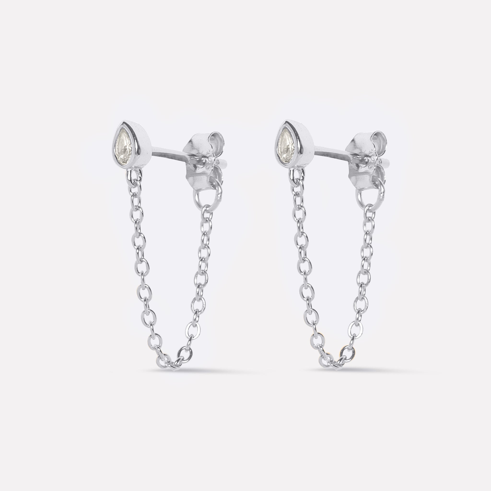 Venetia Chain Drop Earrings
