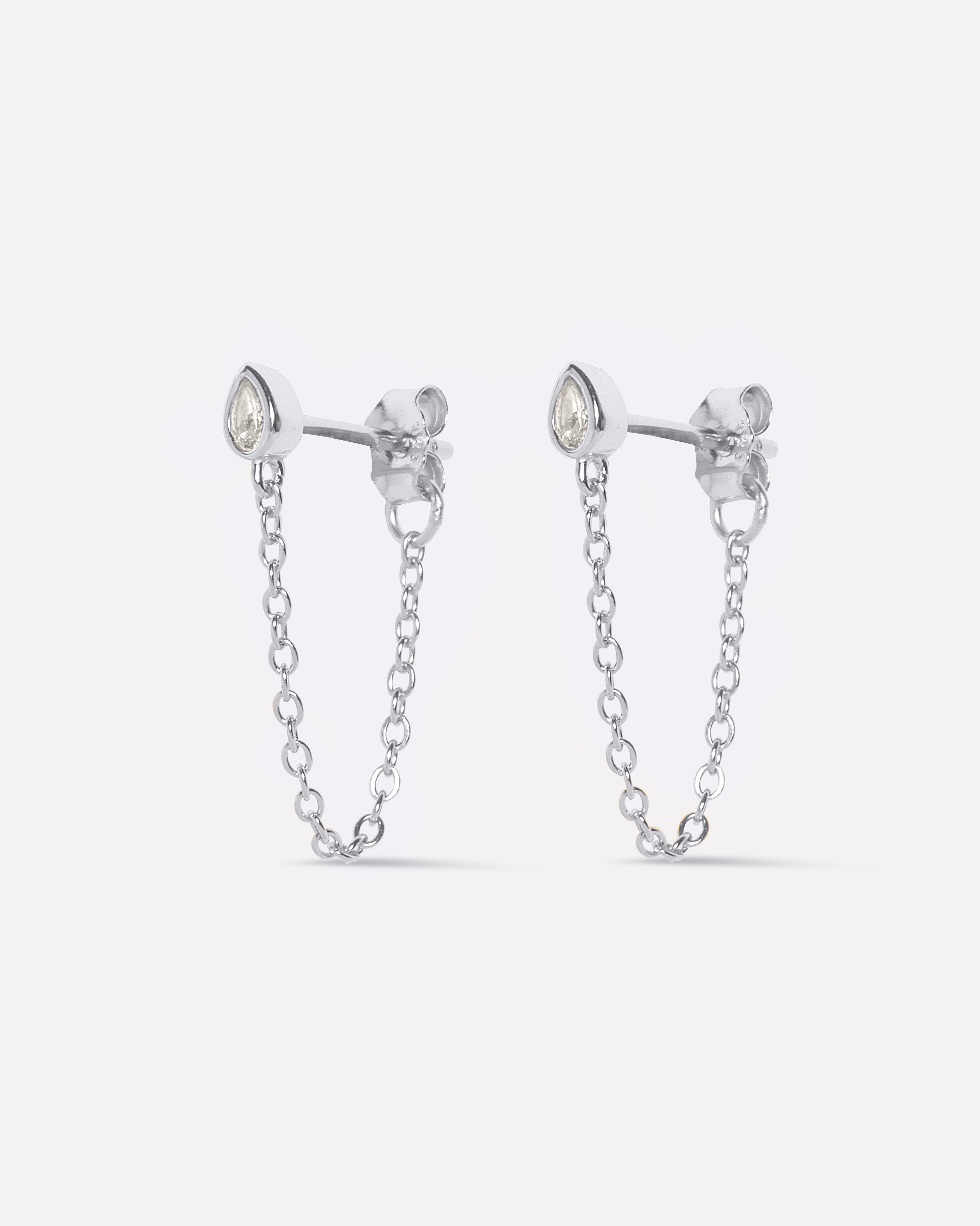 Venetia Chain Drop Earrings