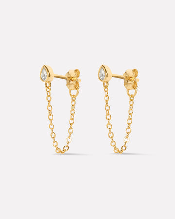 Venetia Chain Drop Earrings