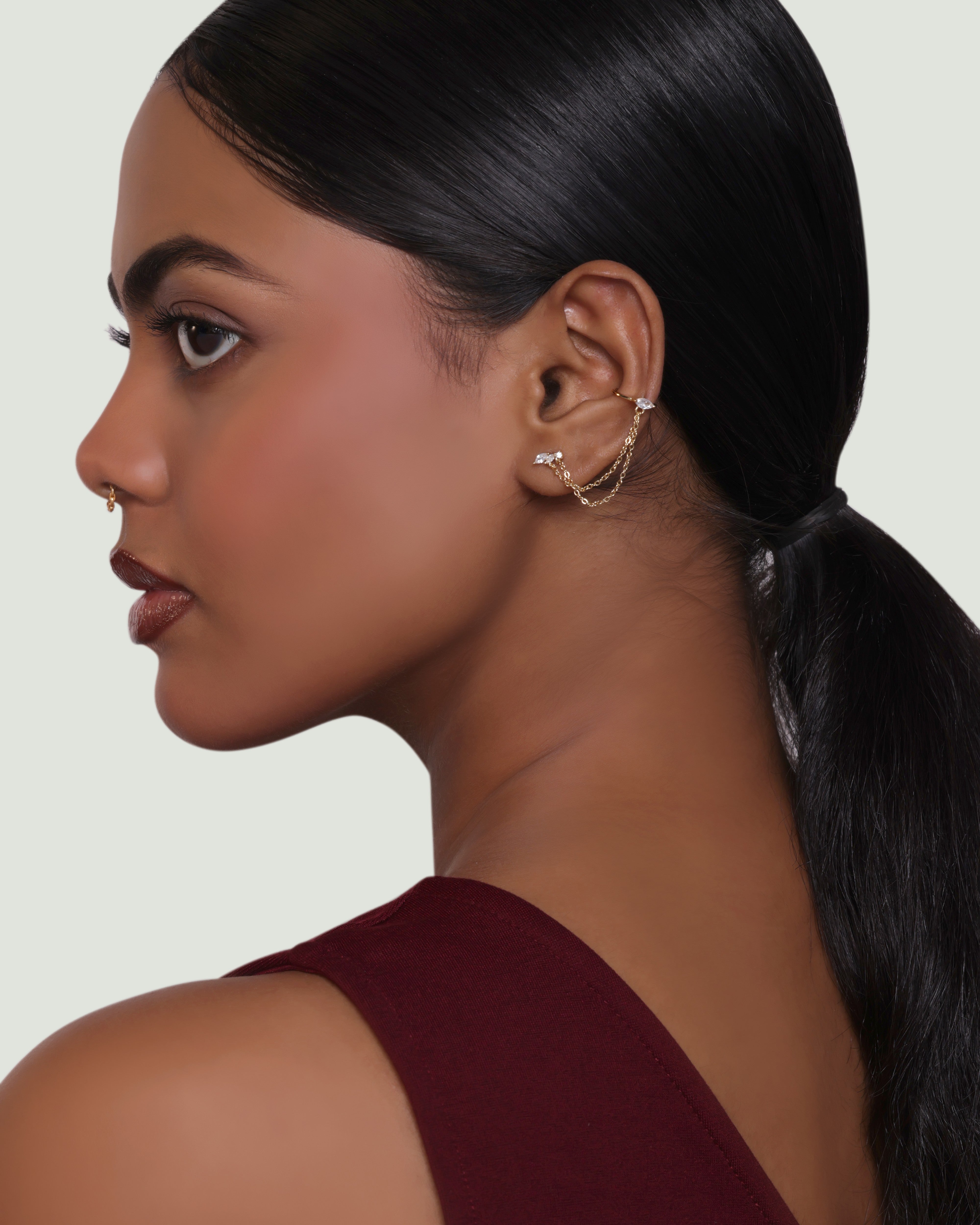 Victoria Chain Connector Earrings