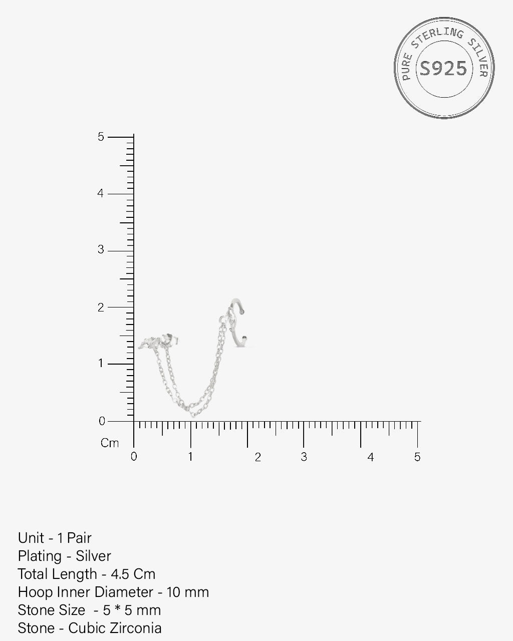 Victoria Chain Connector Earrings