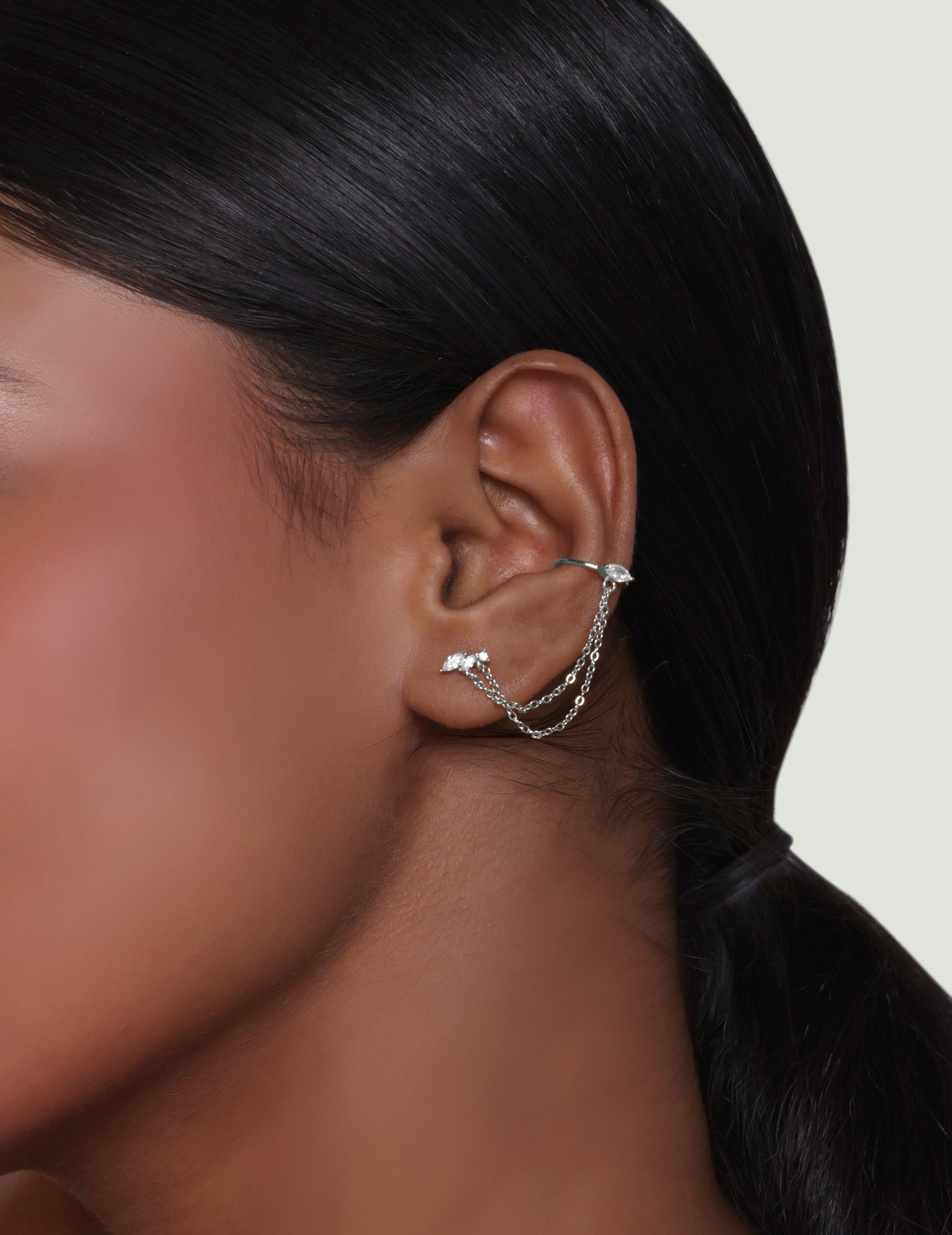 Victoria Chain Connector Earrings