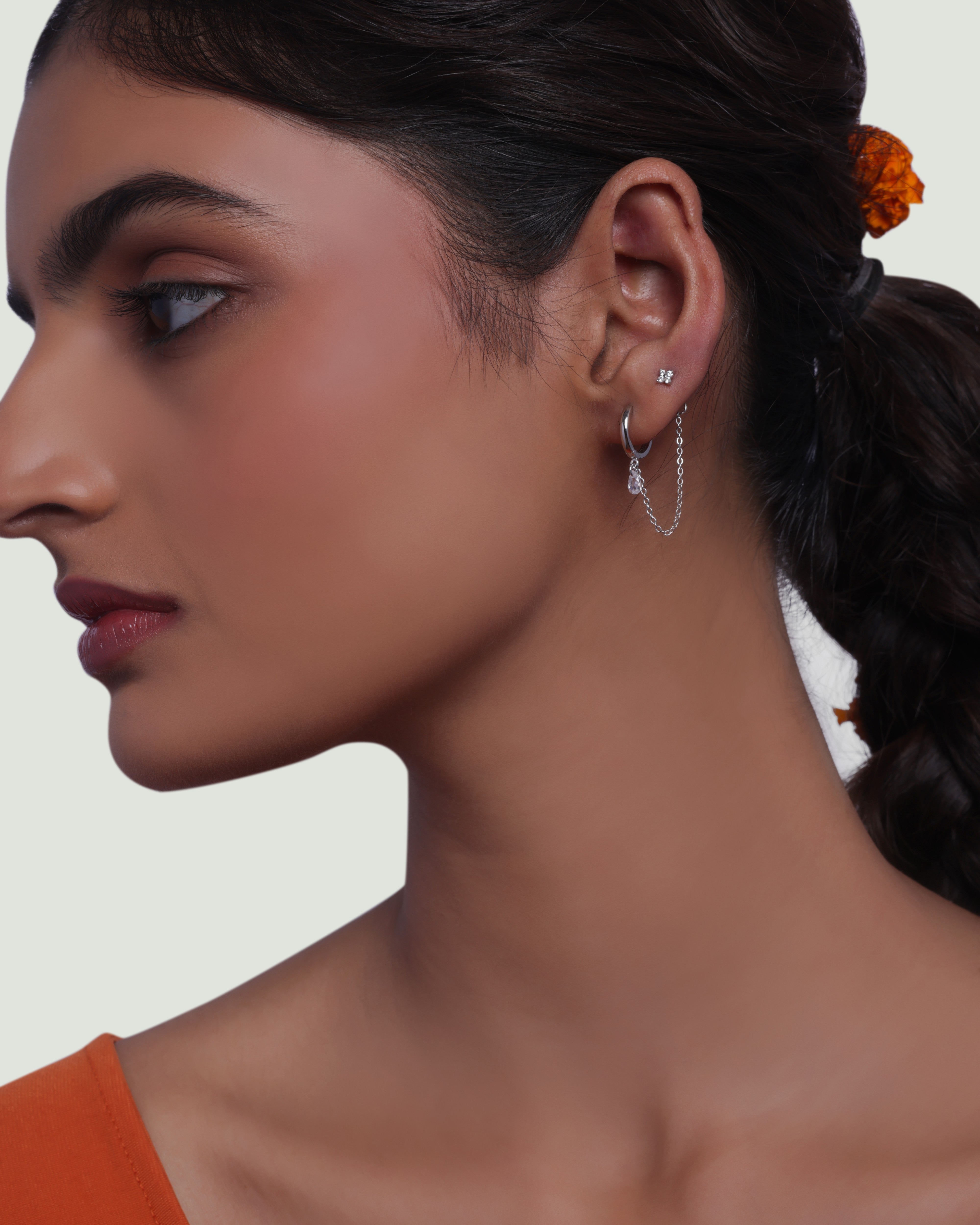 Estelle Chain Connector Earrings