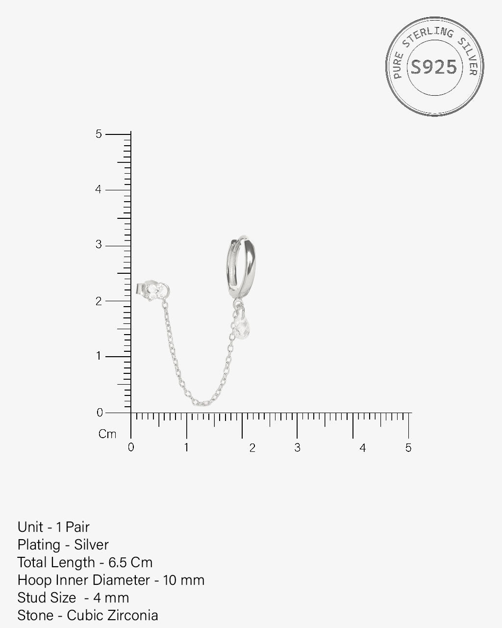 Estelle Chain Connector Earrings