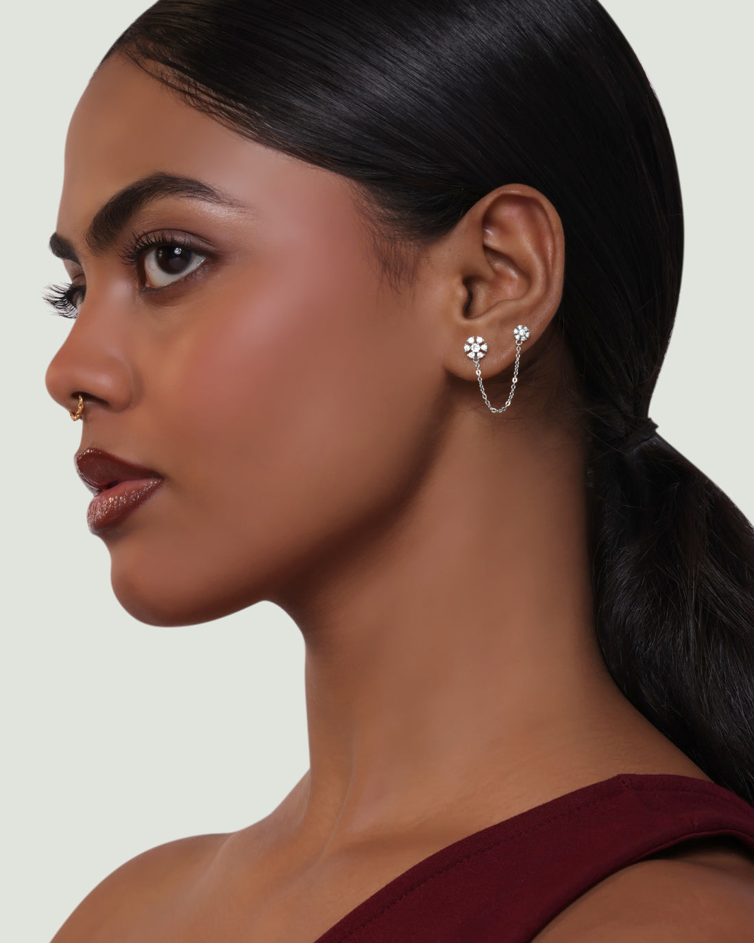 Marcella Chain Connector Earrings