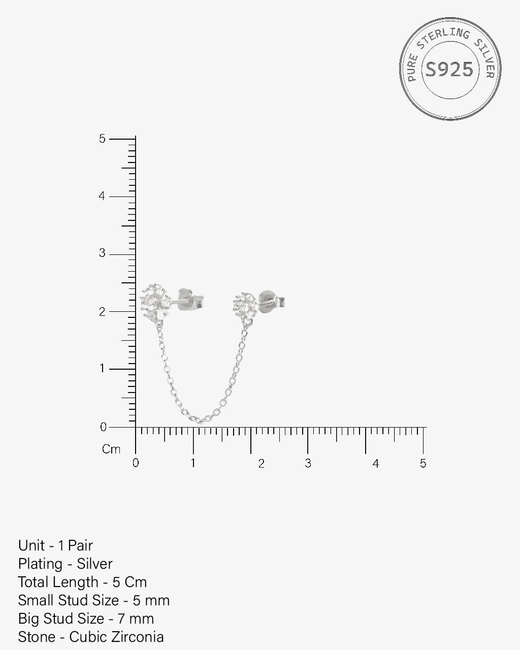 Marcella Chain Connector Earrings