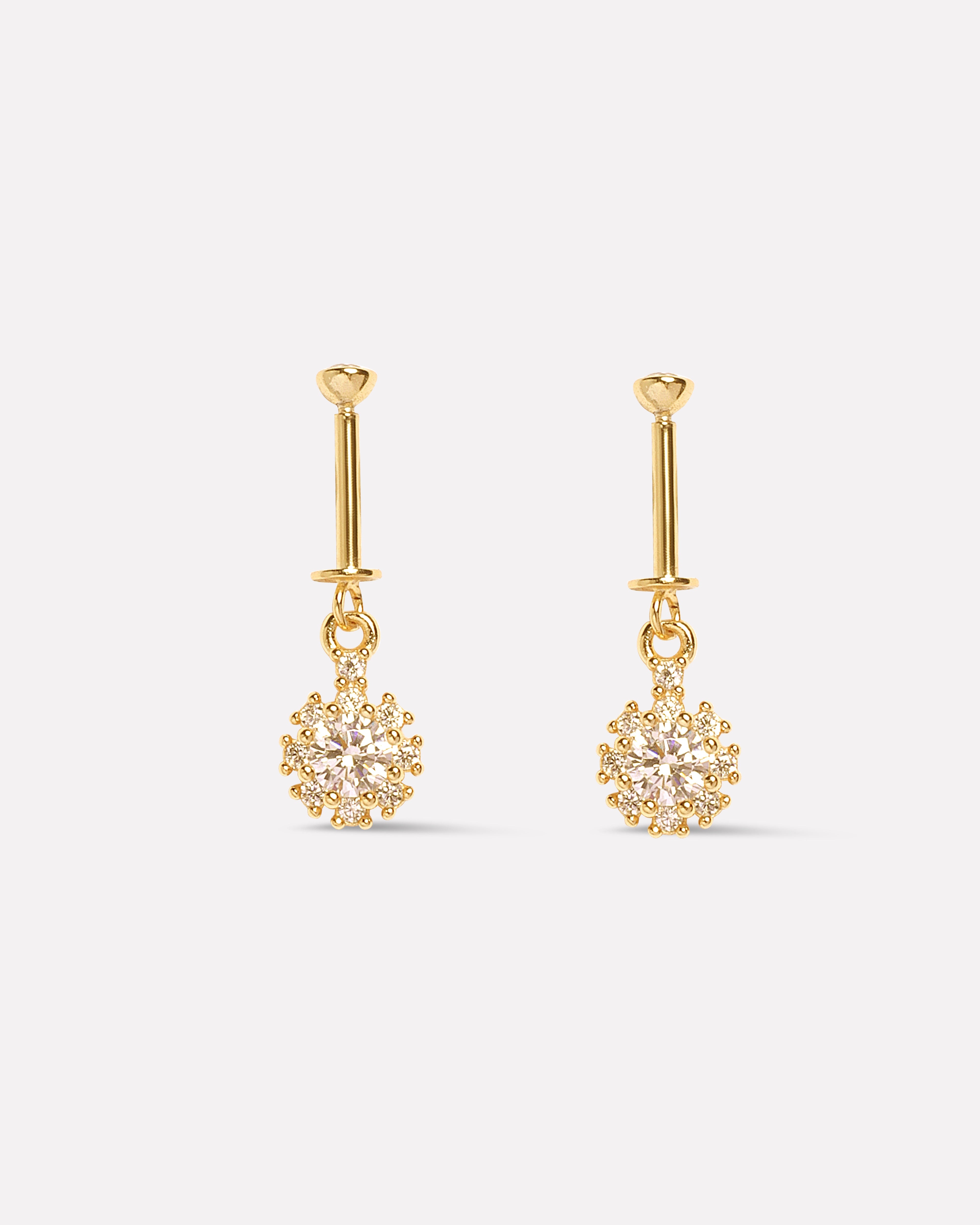 Gossypium Helix Piercings Hanging Earrings