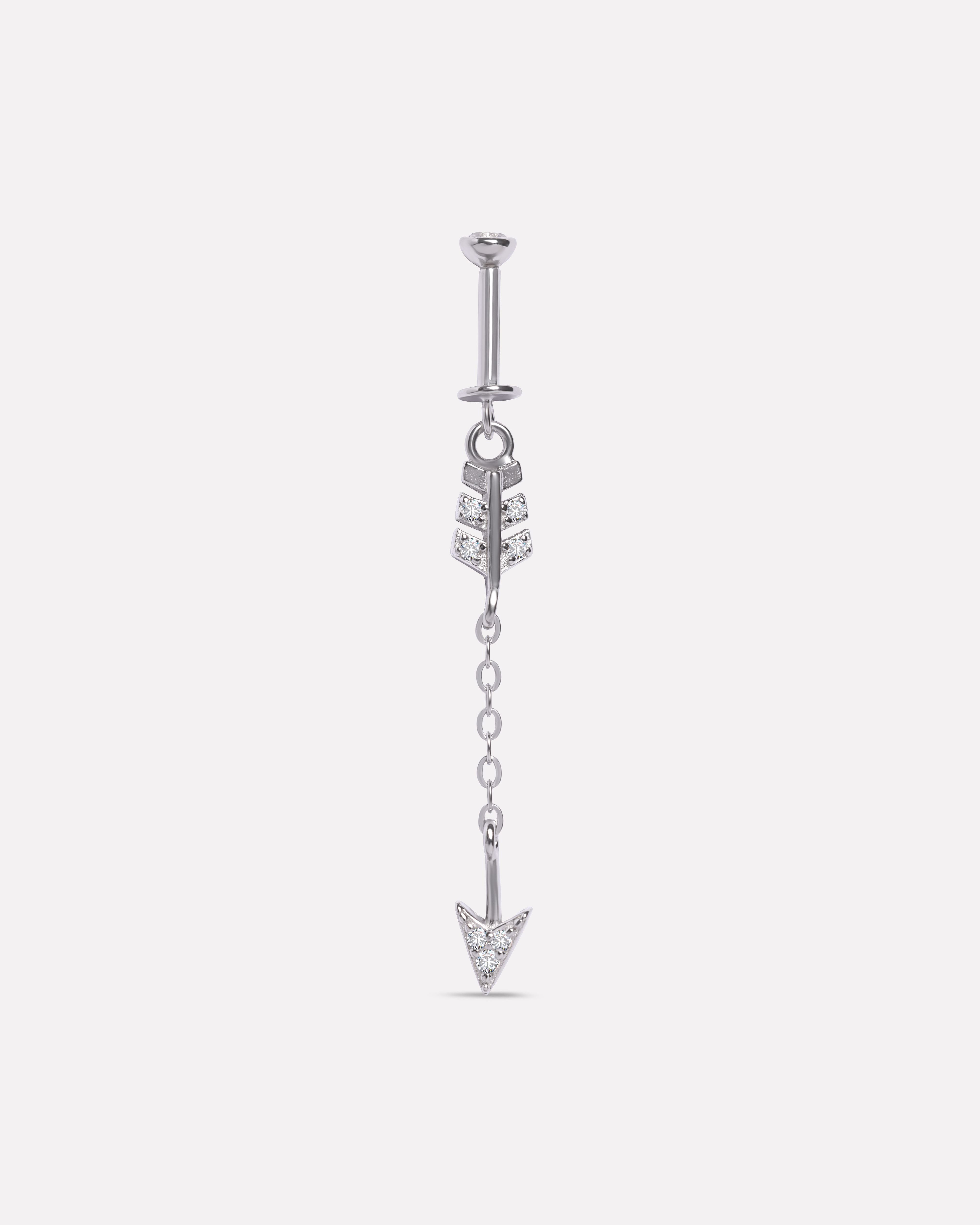 Arrow Helix Piercings Hanging Earrings