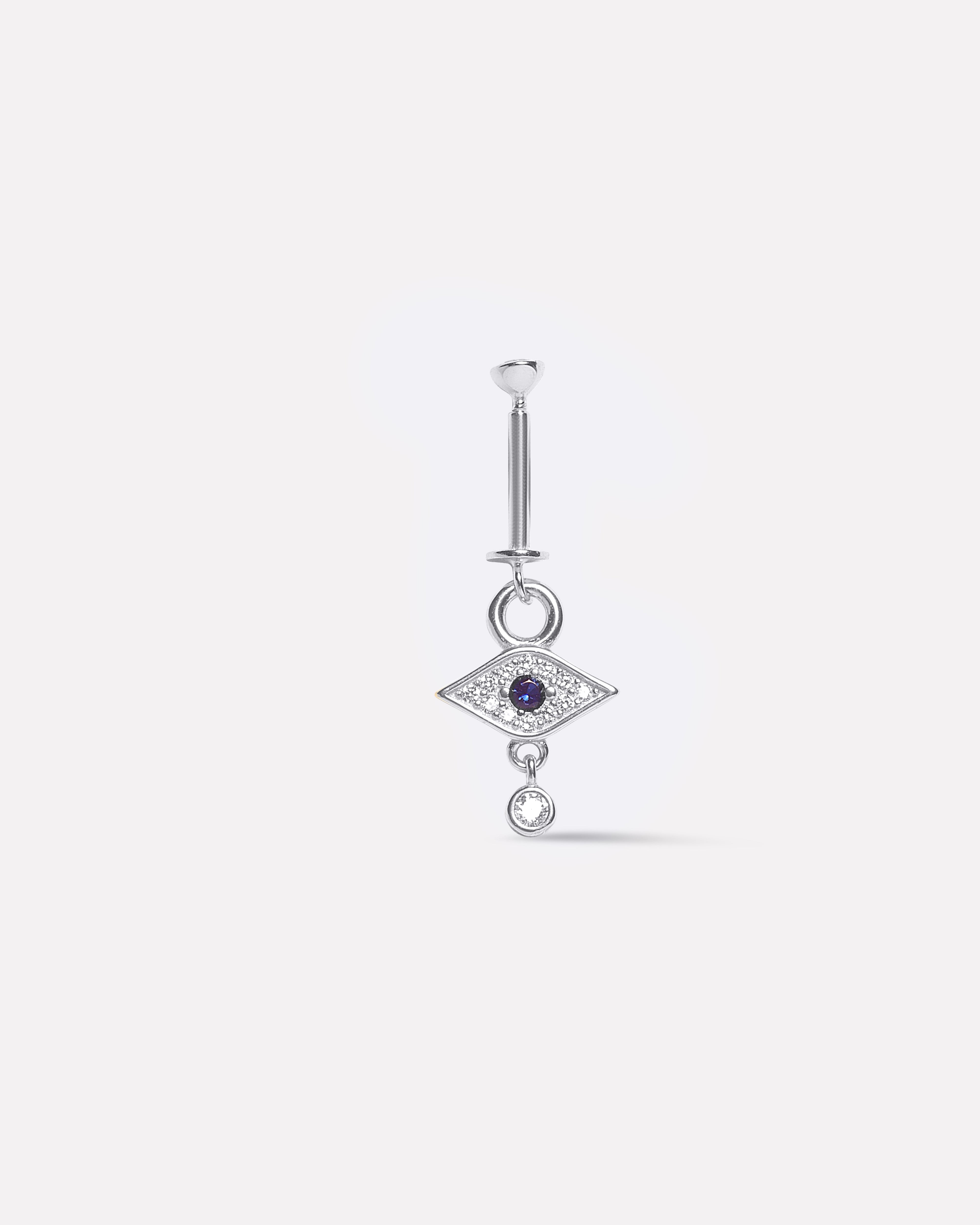 Evil Eye With Drop Helix Piercings Hanging Earrings
