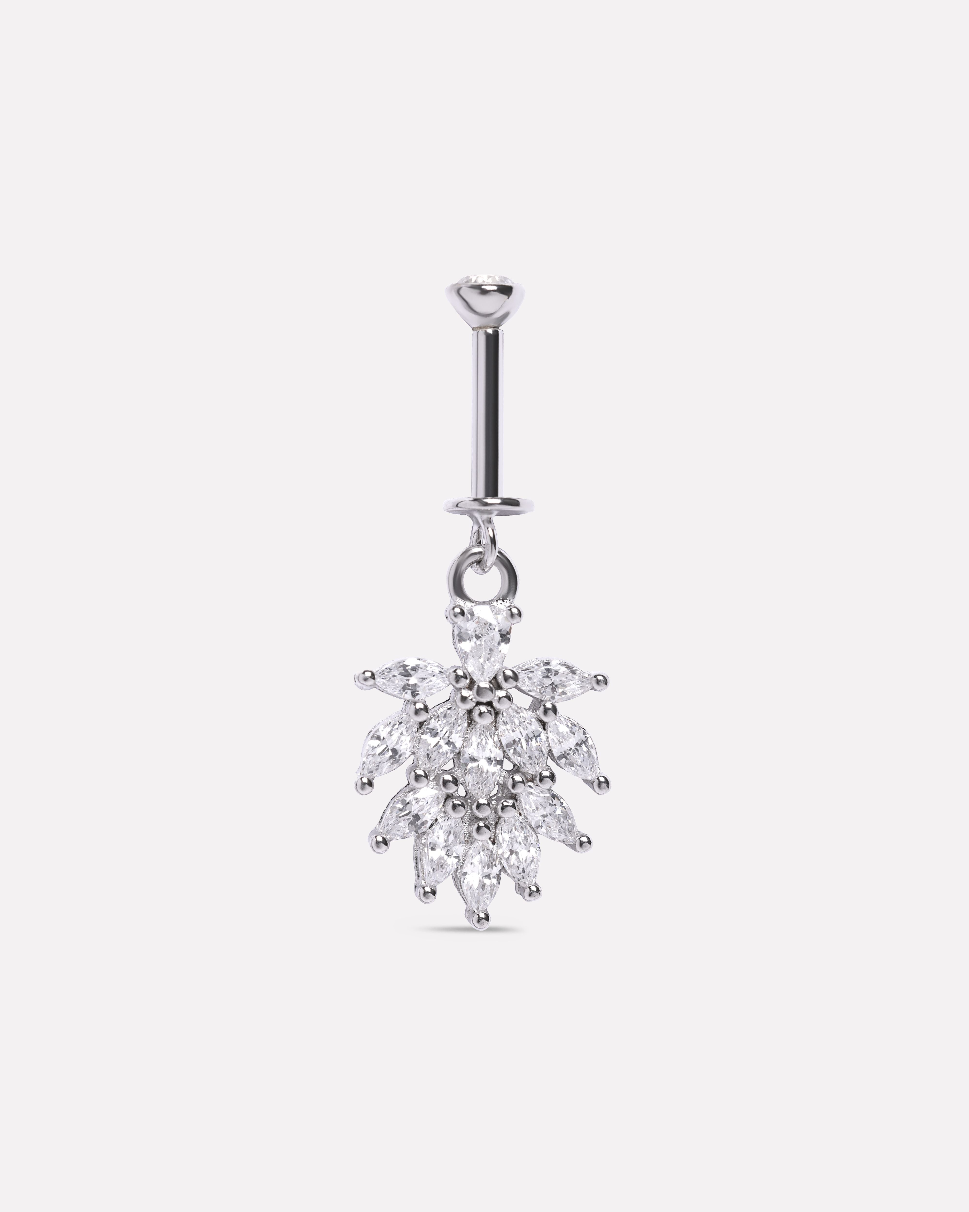Marquise Flow Helix Hanging Earrings