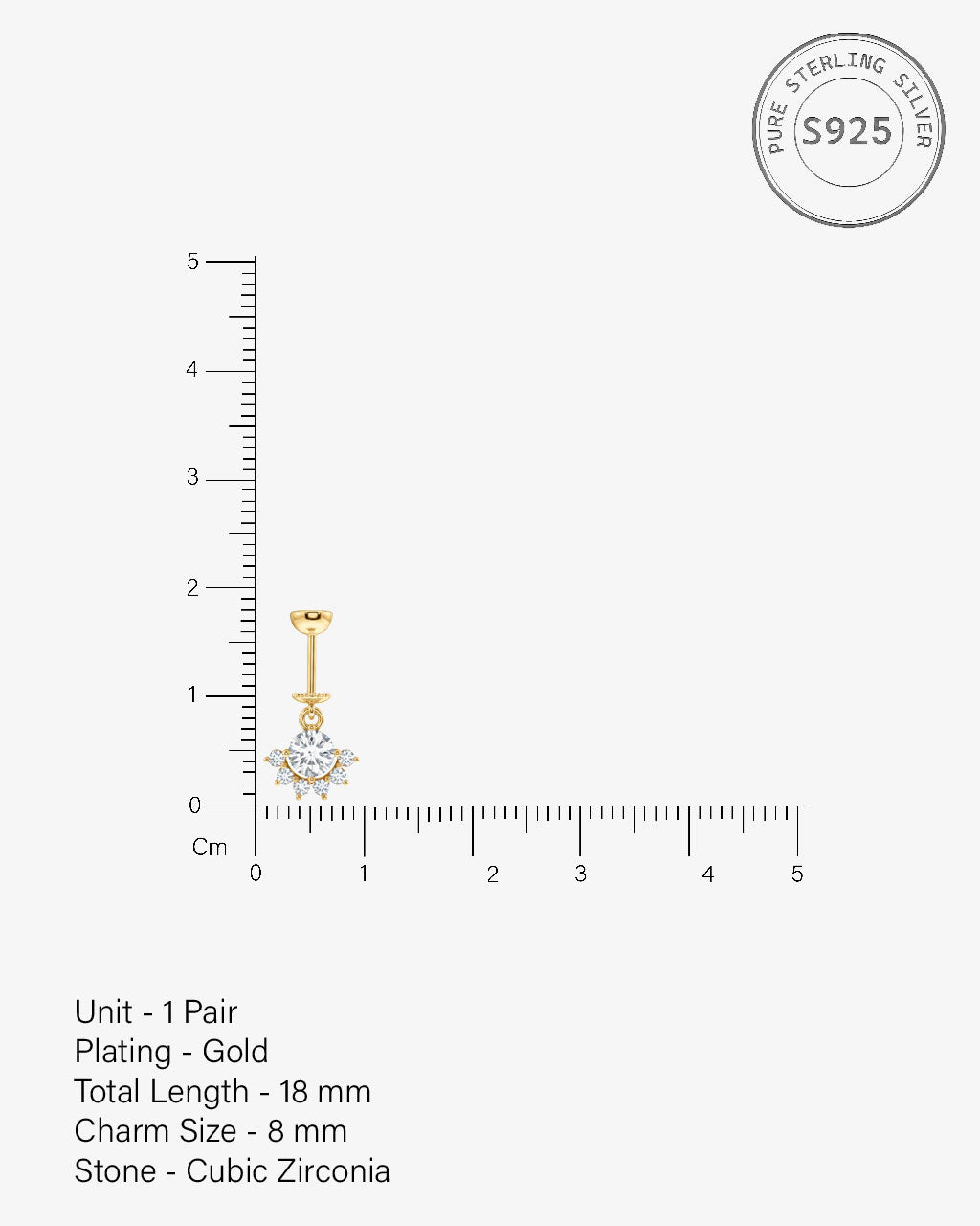 The Dawning Sun Helix Hanging Earrings