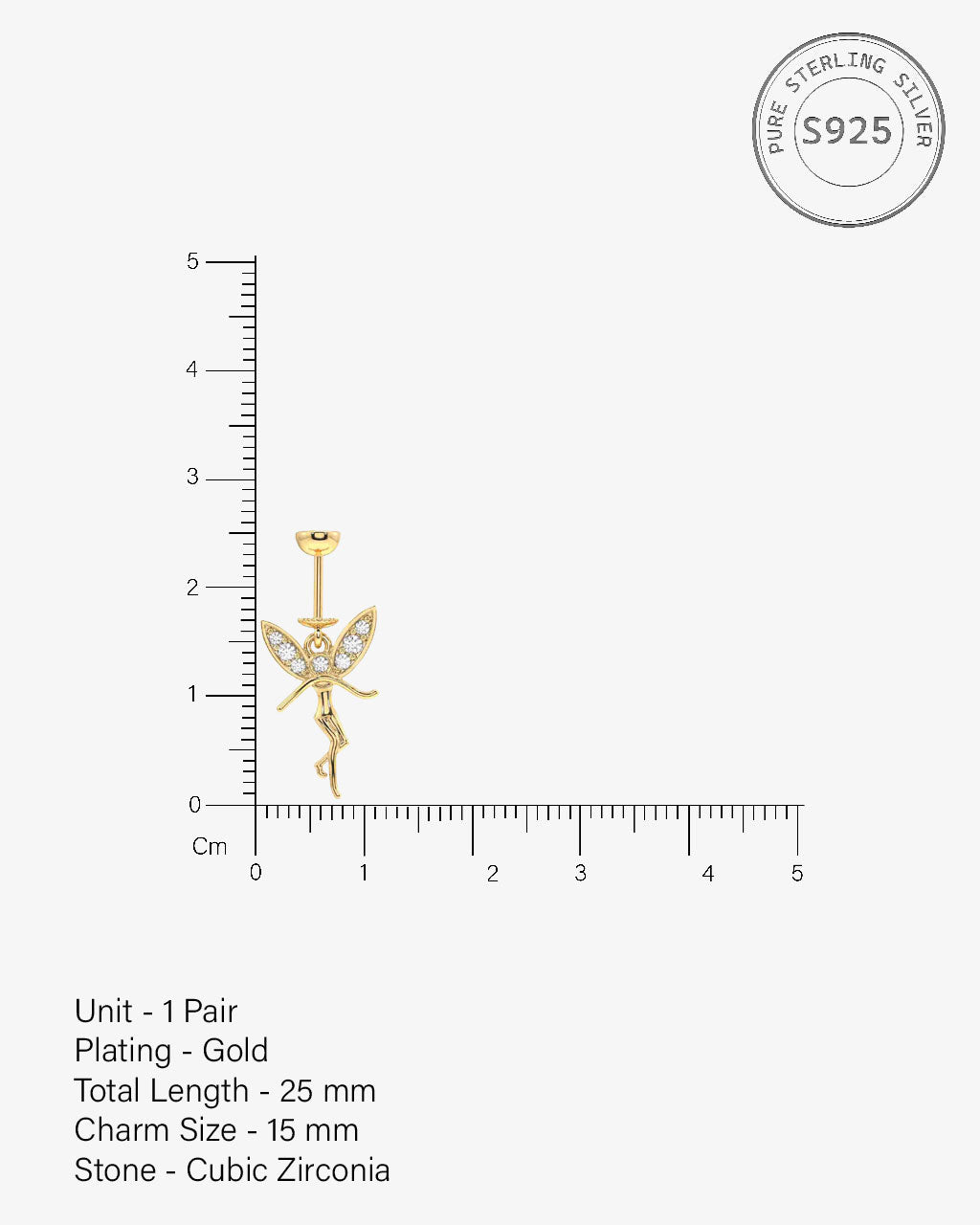 The Flying Angel Screw Helix Hanging Earrings