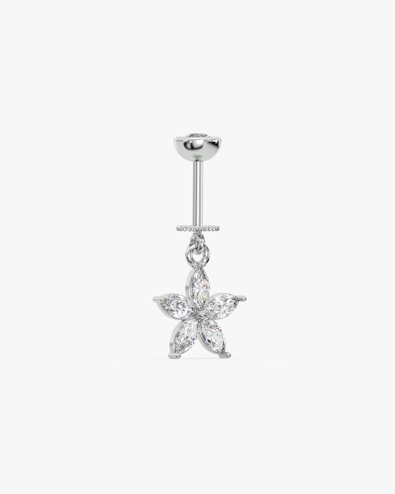 Marquise Starfish Helix Hanging Earrings