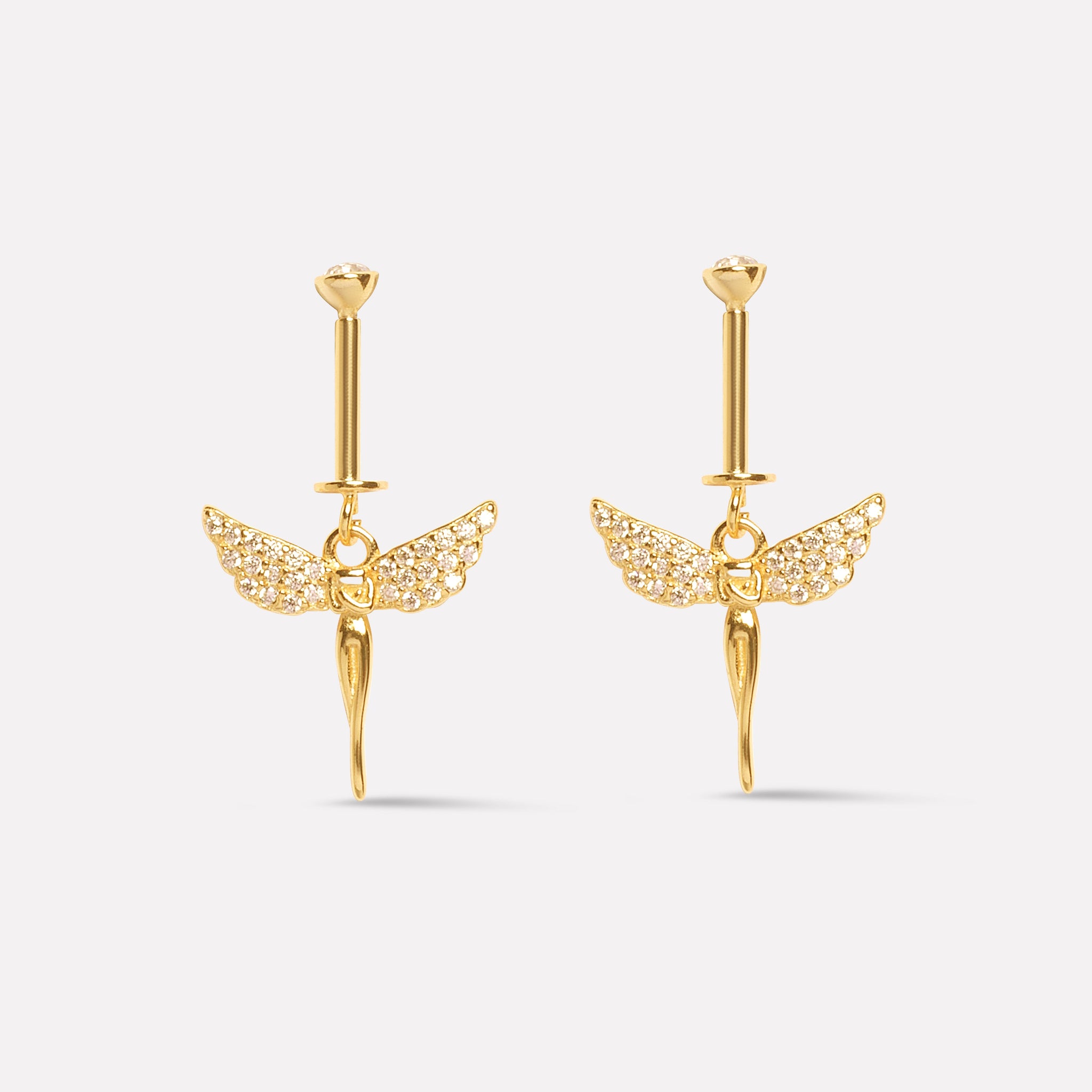 Elegant Fairy Helix Hanging Earrings