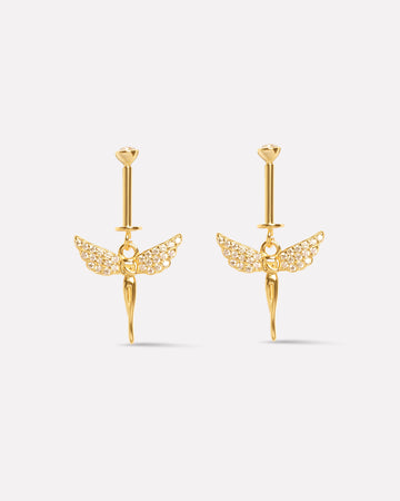 Elegant Fairy Helix Hanging Earrings