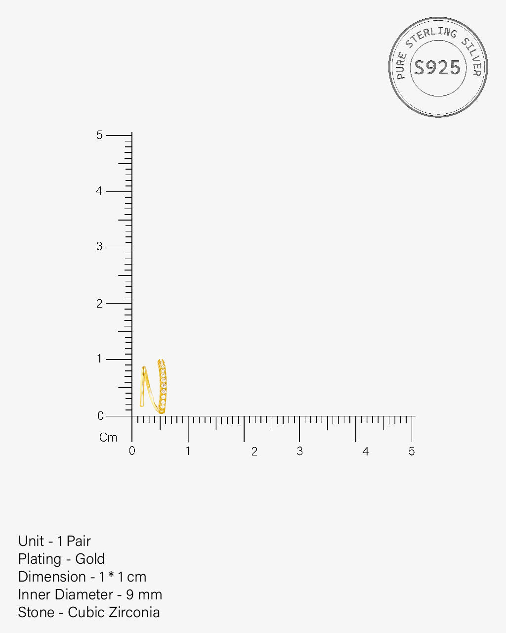 Double Wired Spiral Hoop Earrings