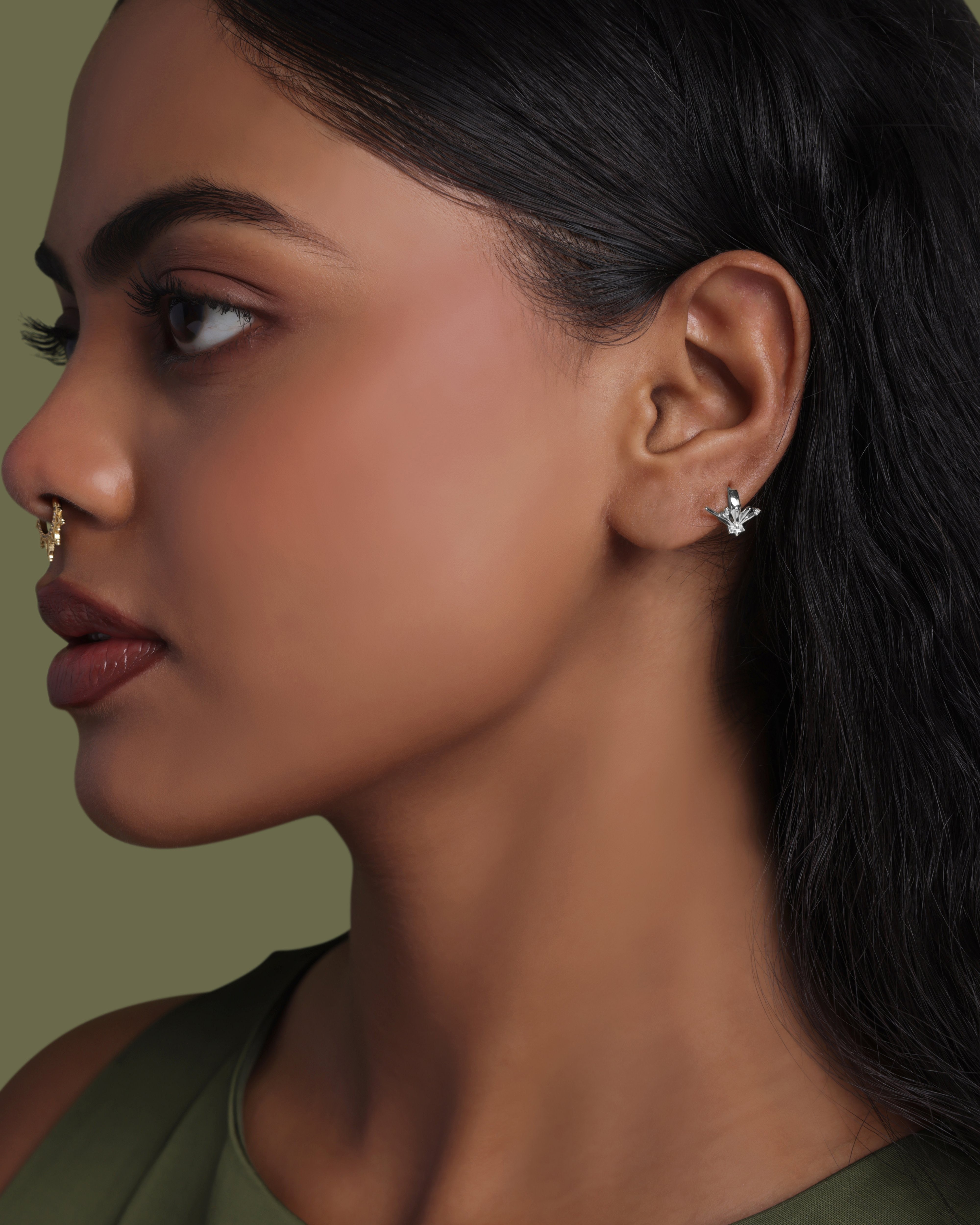 Patakha Cluster Hoop Earrings