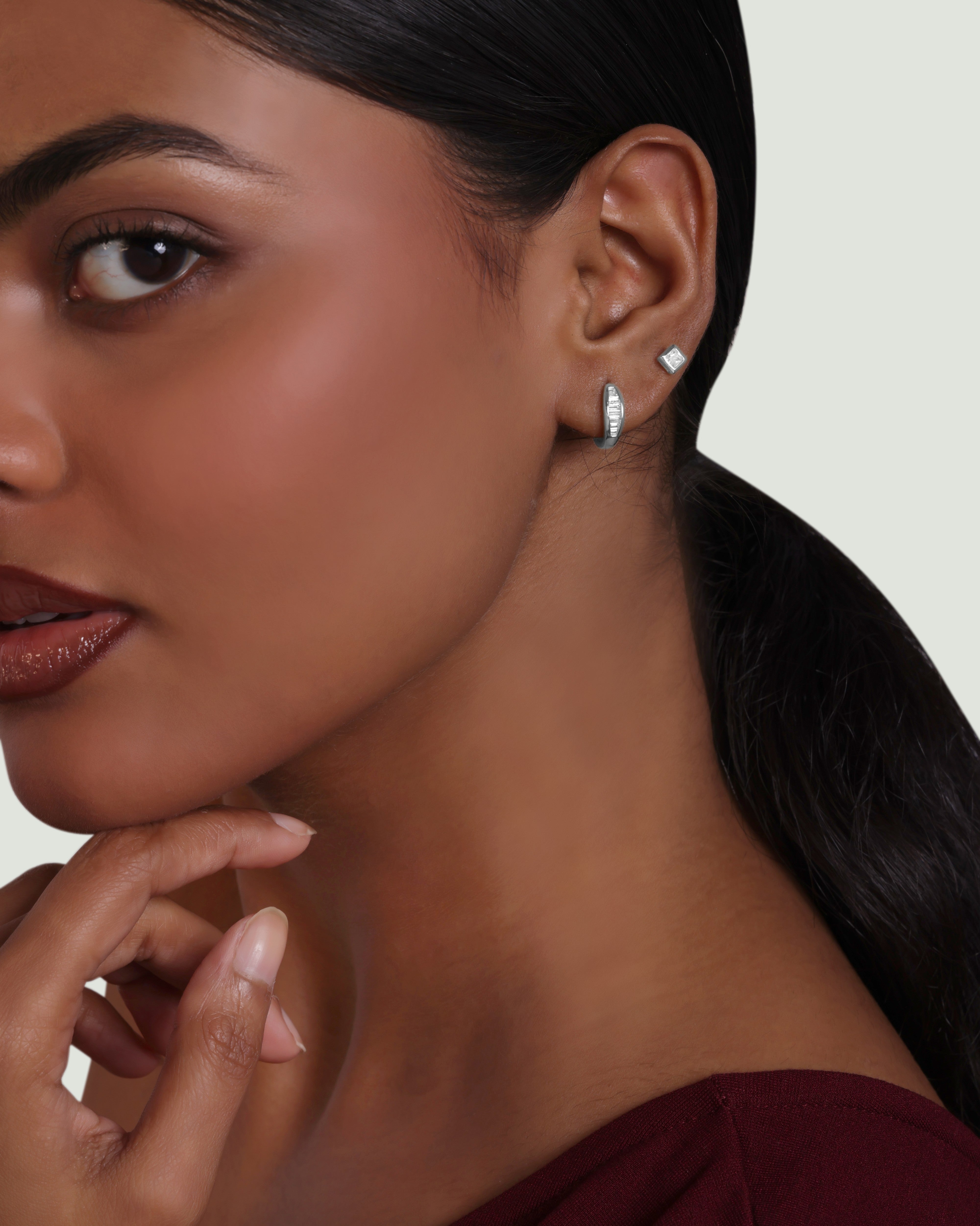 Luna Wave Hoop Earrings